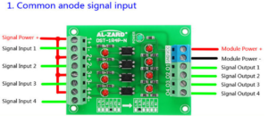 12v To 3 3v 4 Channel Optocoupler Isolation Board Isolated Module Plc Signal Level Voltage Converter Board 4bit Emcu